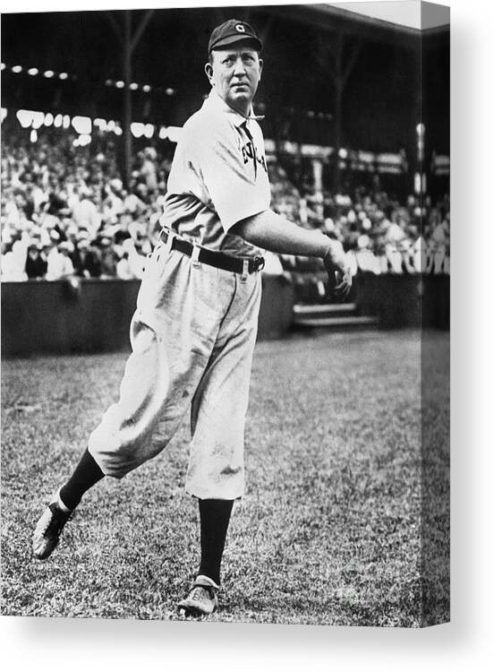 People Canvas Print featuring the photograph Cy Young by National Baseball Hall Of Fame Library