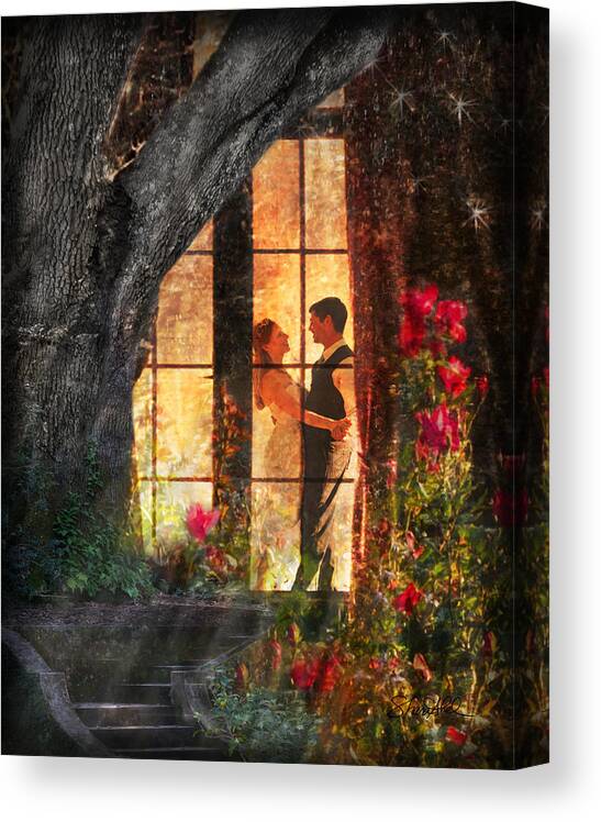 Dancers Canvas Print featuring the photograph Dancers by Shara Abel