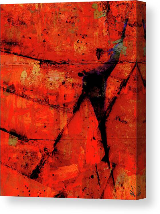 Abstract Canvas Print featuring the digital art Dionysus by Ken Walker
