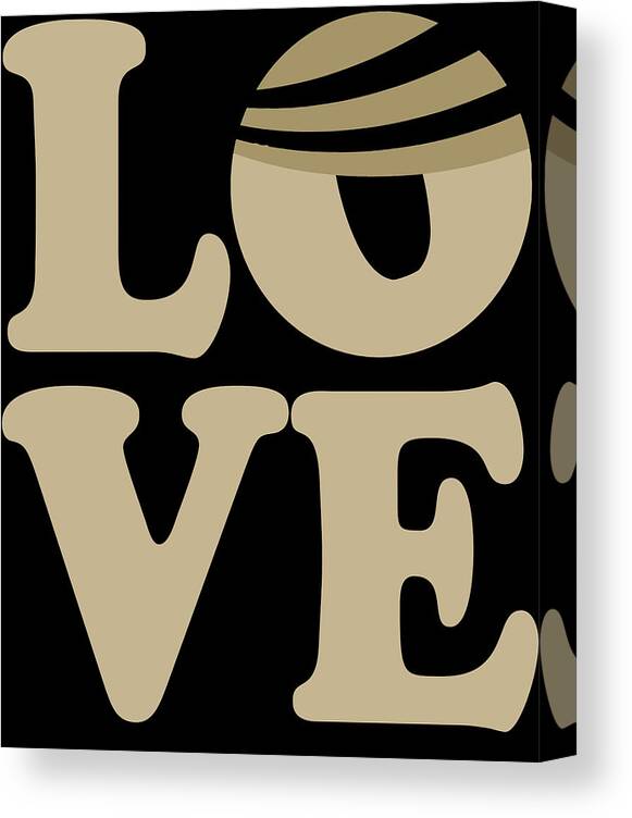 Funny Canvas Print featuring the digital art Donald Trump Love by Flippin Sweet Gear