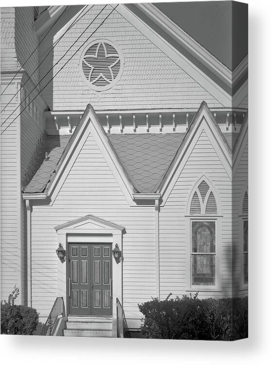 Building Canvas Print featuring the photograph East Macon Methodist Church, Macon, 1985 by John Simmons