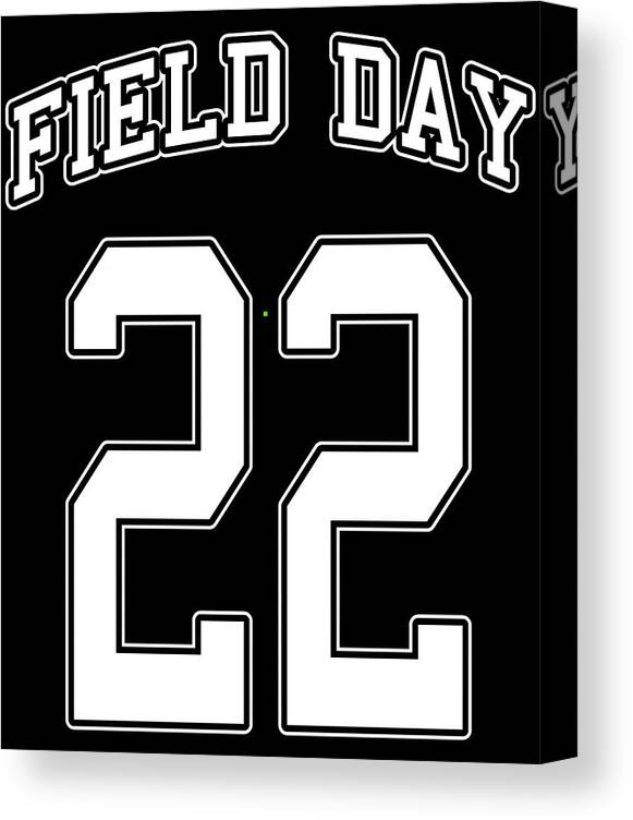 Field Day Canvas Print featuring the digital art Field Day 2022 by Flippin Sweet Gear