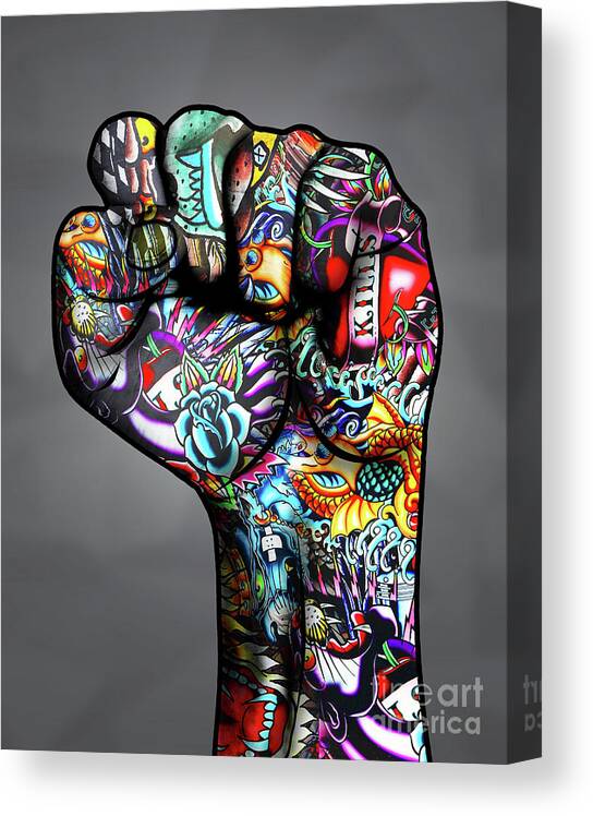 Fist Expressions Canvas Print / Canvas Art by Mark Ashkenazi