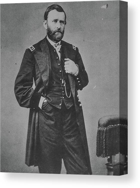 Gen U S Grant Canvas Print featuring the photograph Gen U S Grant by Matthew Brady