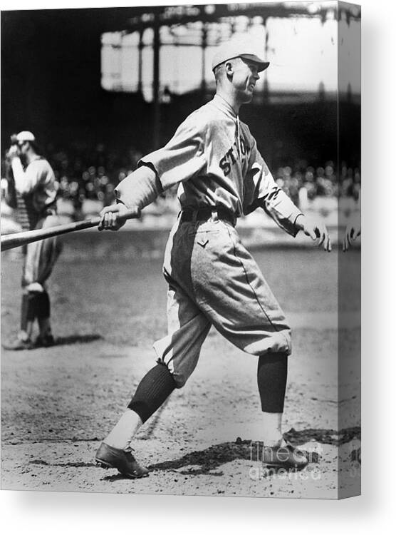 American League Baseball Canvas Print featuring the photograph George Sisler by National Baseball Hall Of Fame Library
