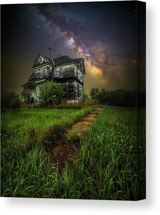 Sad Canvas Print featuring the photograph Gone Away by Aaron J Groen