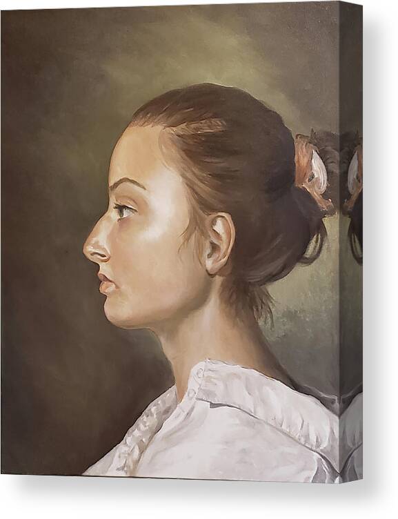 Classical Realism Canvas Print featuring the painting Grace by James Andrews