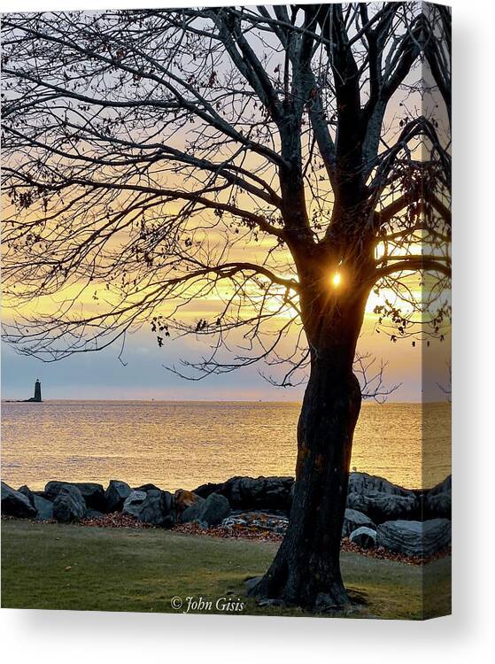  Canvas Print featuring the photograph Great Island Common by John Gisis