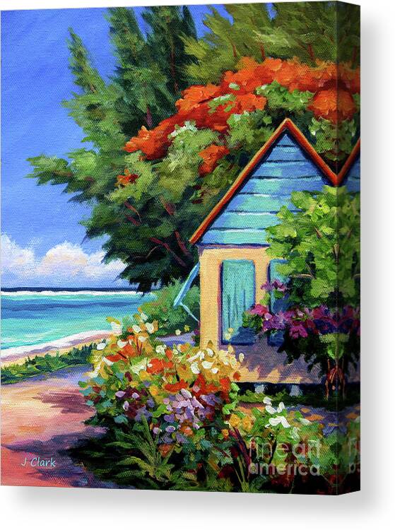 Art Canvas Print featuring the painting Humble Home by John Clark