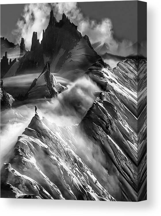 Fine Art Canvas Print featuring the photograph Invincible by Sofie Conte
