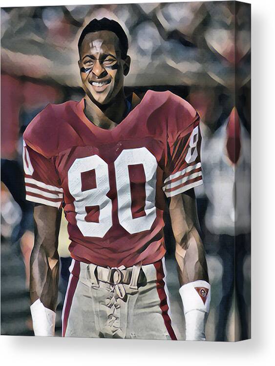 San Francisco 49ers Jerry Rice Sports Illustrated Cover Art Print
