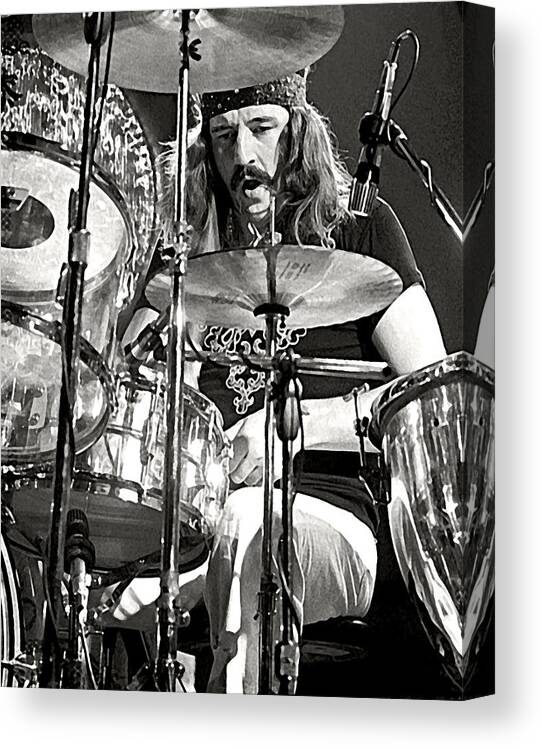 Alle sammen patrice Retningslinier John Bonham Bonzo Drummer Led Zeppelin Art Print Rock Legends Hard Rock  Heavy Metal Canvas Print / Canvas Art by Ziggy Print - Pixels Canvas Prints