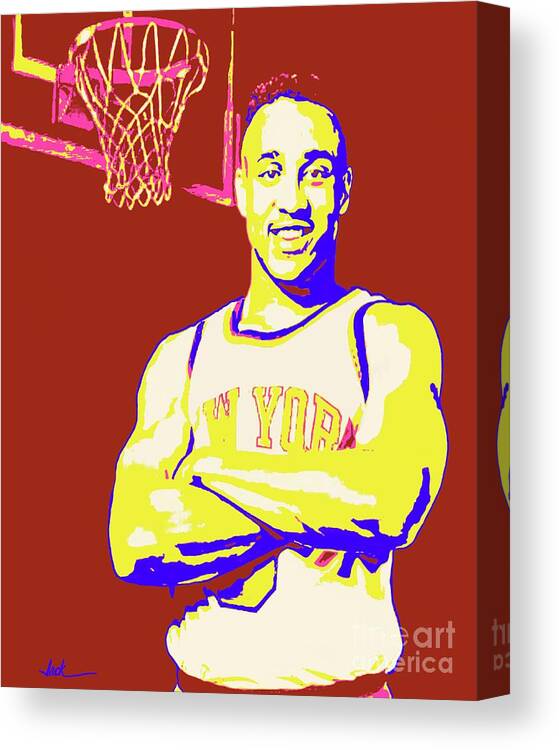 Starks Canvas Print featuring the painting John Starks by Jack Bunds