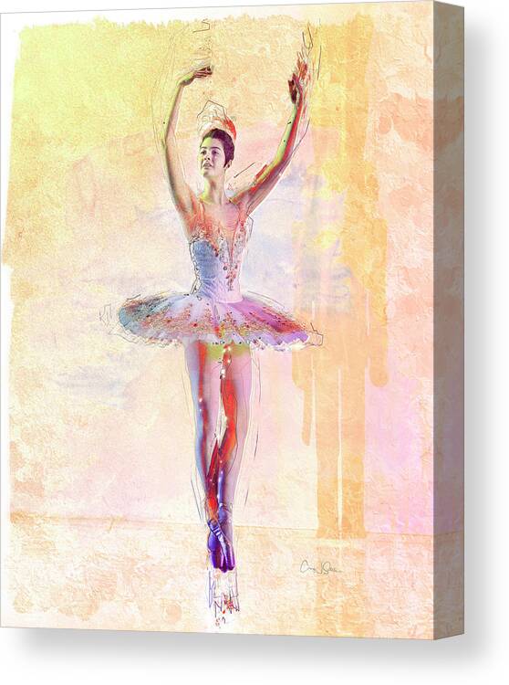 Ballerina Canvas Print featuring the photograph Kayla Cassaboon_Sugar Plum Fairy by Craig J Satterlee