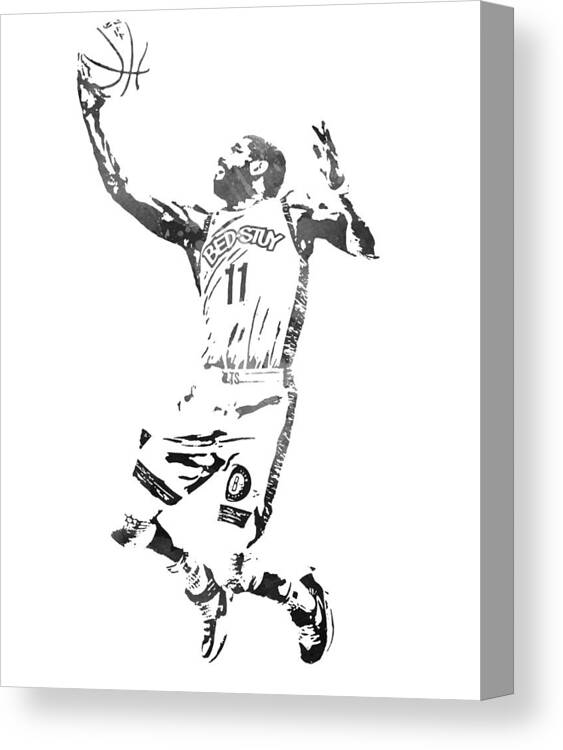 Kyrie Irving Brooklyn Nets Canvas Painting - Basketball Canvas