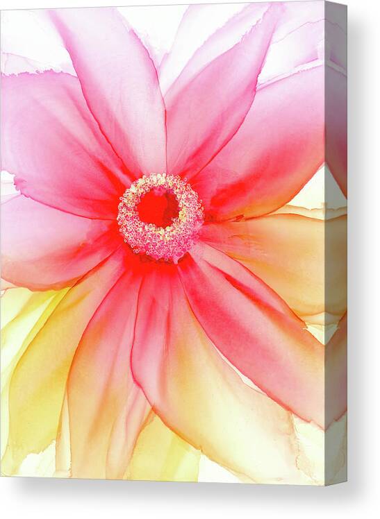 Flower Canvas Print featuring the painting Longing by Kimberly Deene Langlois