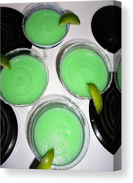 Margaritas Canvas Print featuring the photograph Margaritaville by Lisa Mutch