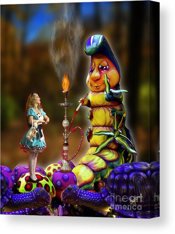 Alice In Wonderland Canvas Print featuring the photograph Mary Allice by Jim Trotter