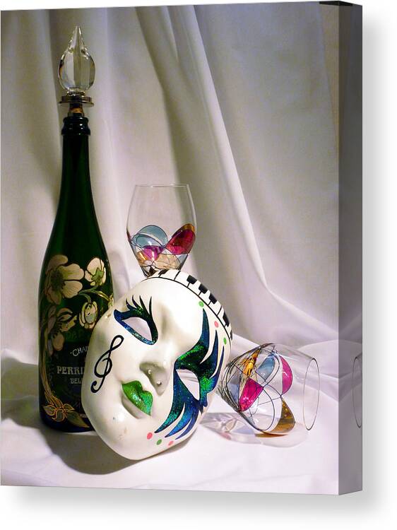 Mask Canvas Print featuring the photograph Masquerade by Gigi Dequanne