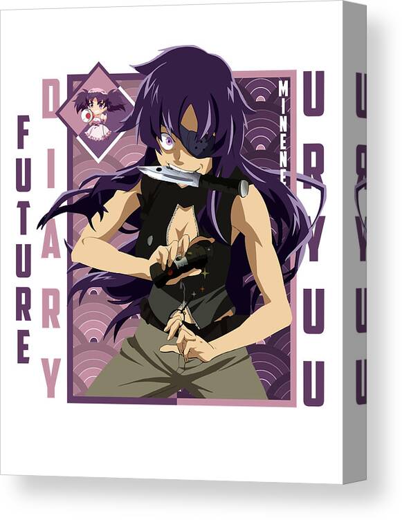 The Future Diary Mirai Nikki Anime Art Print for Sale by Anime Store