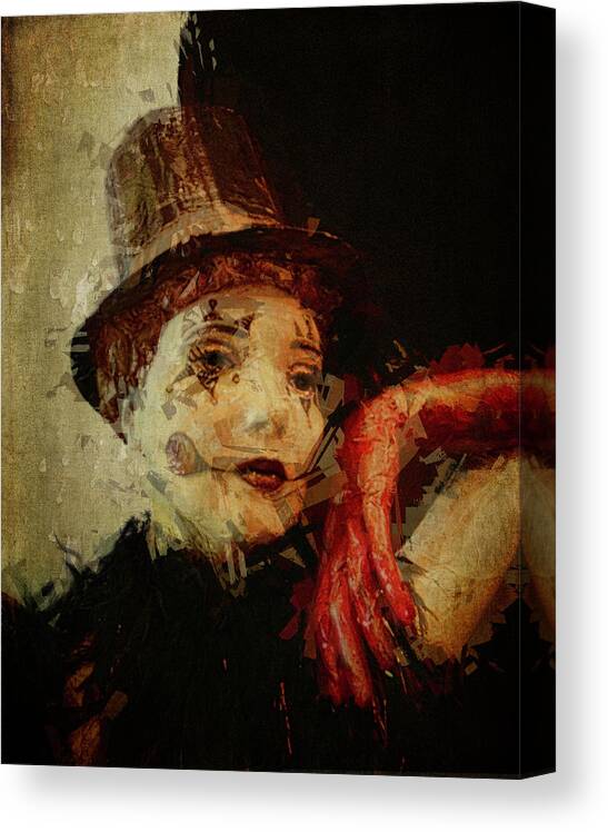 Circus Canvas Print featuring the photograph Mime by Pete Rems