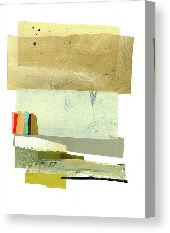 Abstract Art Canvas Print featuring the painting On the Edge #1 by Jane Davies