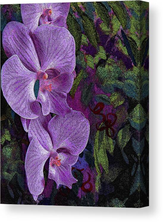 Orchid Canvas Print featuring the photograph Orchids 211 by Corinne Carroll
