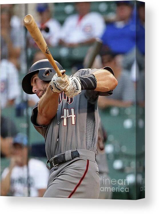 Three Quarter Length Canvas Print featuring the photograph Paul Goldschmidt by Jonathan Daniel