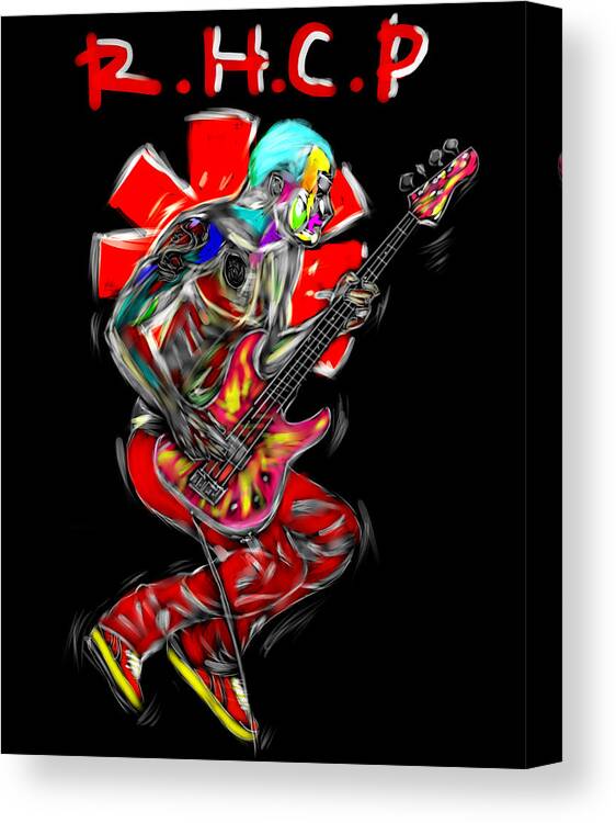 Red Hot Chili Peppers Canvas Print / Canvas by Hermawan - Pixels Canvas Prints