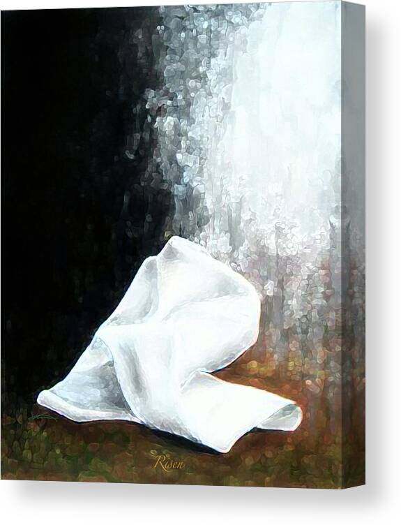 He Is Risen Canvas Print featuring the digital art Risen by Kume Bryant