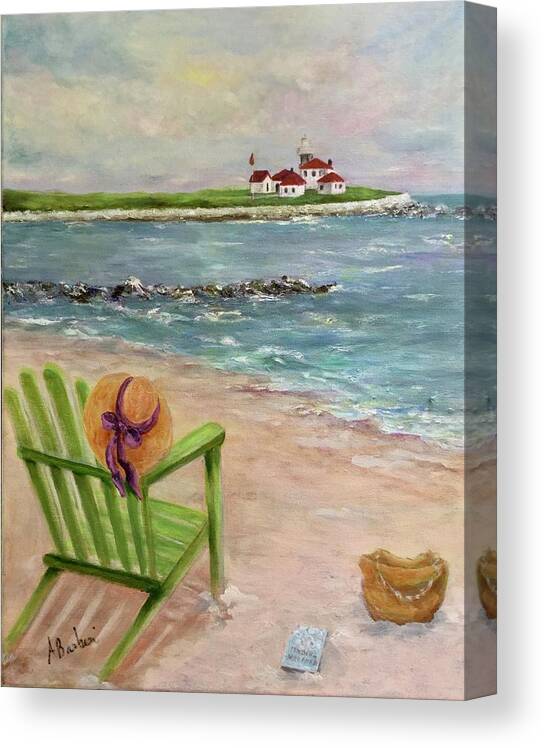 Rhode Island Paintings Canvas Print featuring the painting Serenity by Anne Barberi