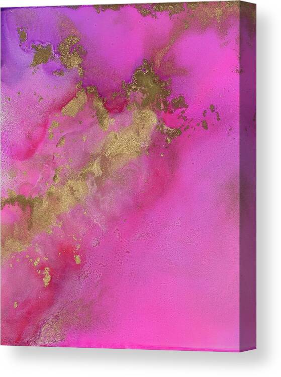 Pink Canvas Print featuring the painting Shalamar by Tamara Nelson