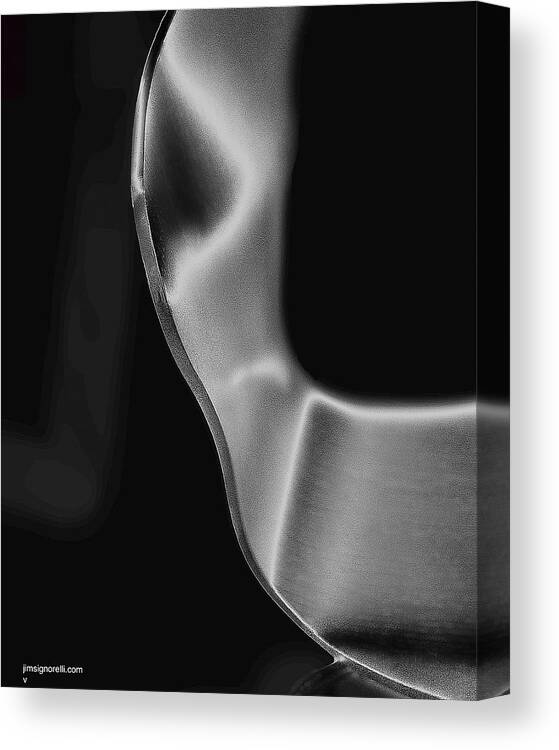 Web Sharp: Instagram Post Canvas Print featuring the photograph Solarized Chair by Jim Signorelli
