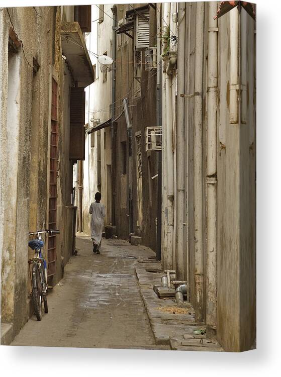 3scape Canvas Print featuring the photograph Stone Town by Adam Romanowicz