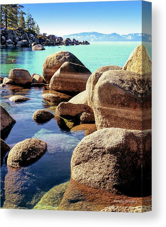 Usa Canvas Print featuring the photograph Submerged Boulders by Randy Bradley