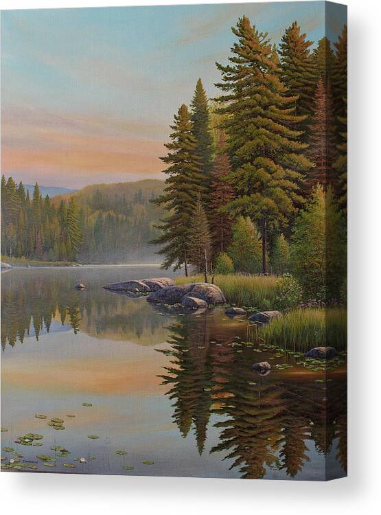 Canadian Canvas Print featuring the painting Summer Dreams by Jake Vandenbrink
