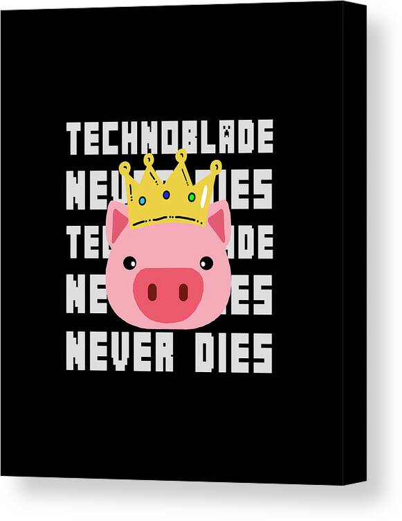 Technoblade never dies - Retro style technoblade merch cosplay - Technoblade  merch - Dream Smp merch Art Print by TeamDzShirts - Pixels