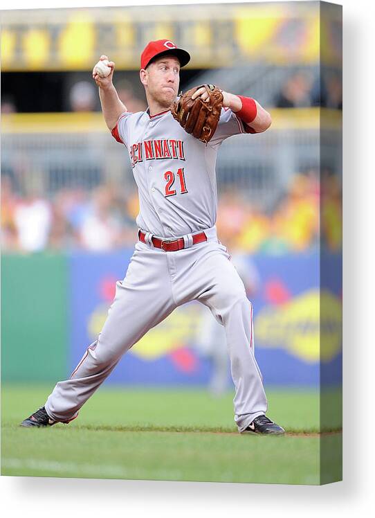 People Canvas Print featuring the photograph Todd Frazier by Joe Sargent