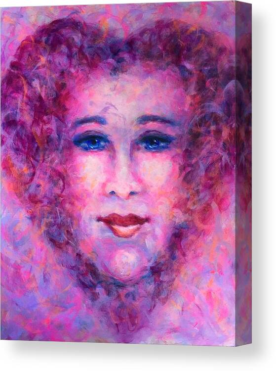 Valentina Canvas Print featuring the painting Valentina by Shannon Grissom