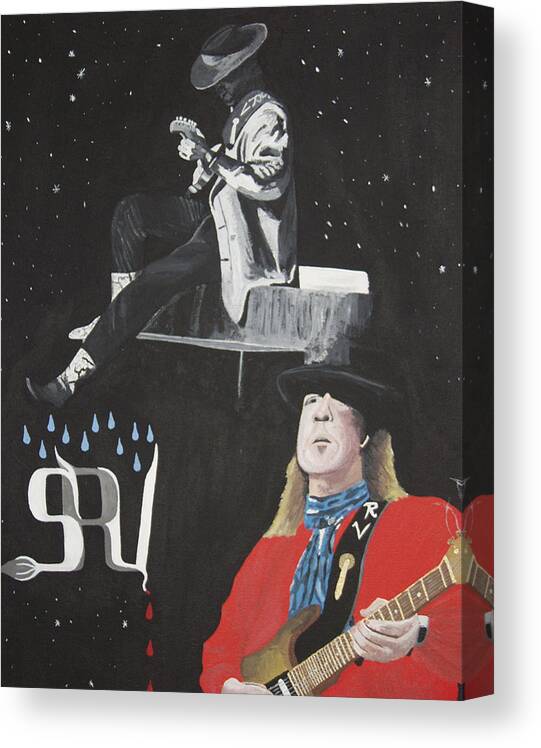 Memorial Canvas Print featuring the painting Voodoo Chile by Dean Stephens