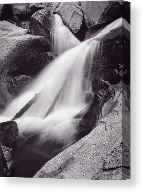 Aspen Canvas Print featuring the photograph Waterfall near Aspen, Colorado by Jeff White