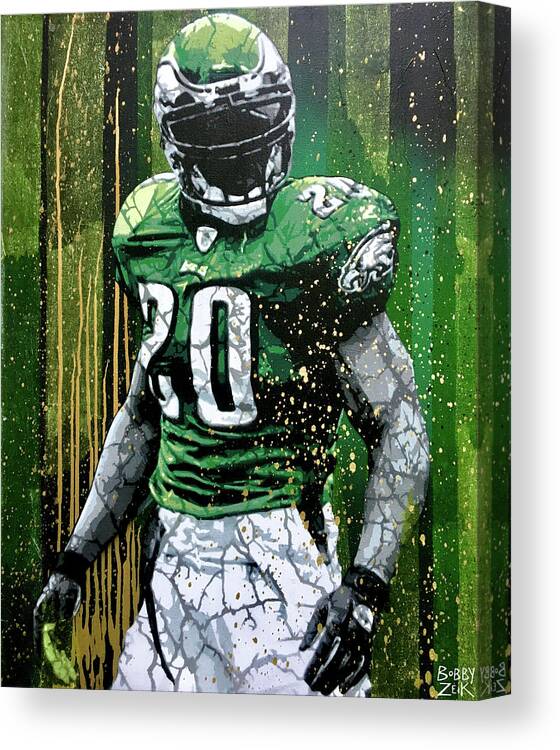 Street Art Canvas Print featuring the painting Weapon X by Bobby Zeik