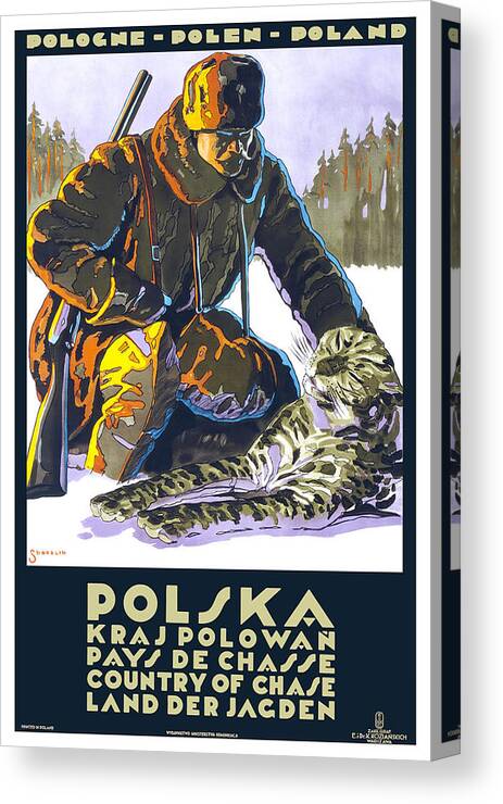 Polska Pologne Polen Poland Europe Polish Vintage Travel Art Poster Print