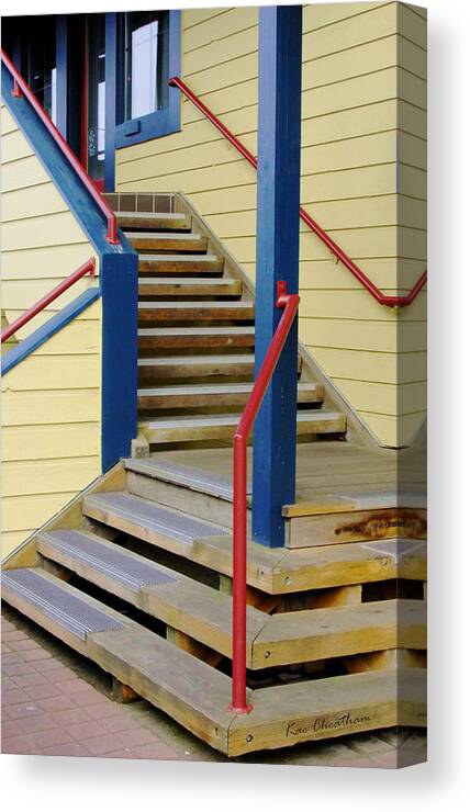 Stairs Canvas Print featuring the photograph Flow 1 by Kae Cheatham
