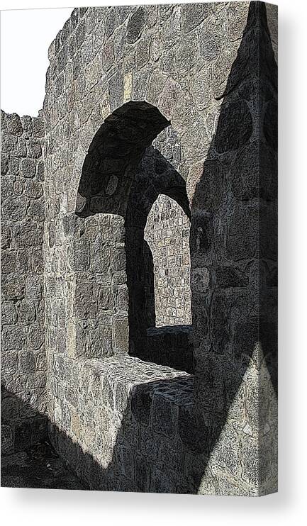 Stone Canvas Print featuring the photograph Art Of The Arch by Ian MacDonald