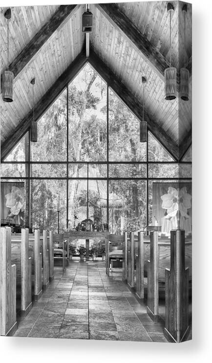 Nature Canvas Print featuring the photograph Chapel by Howard Salmon