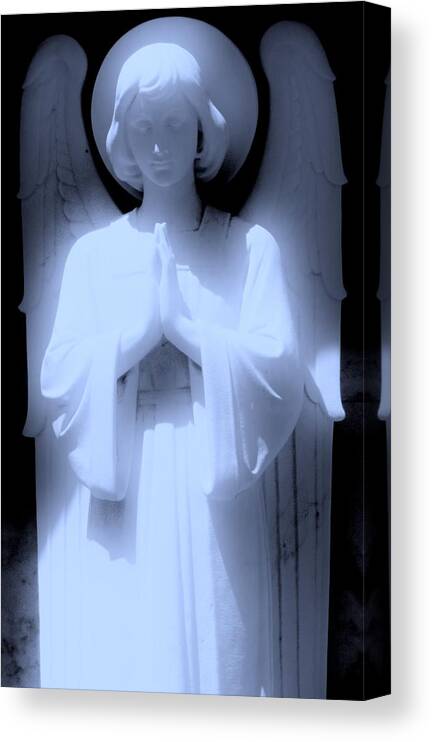 Angel Canvas Print featuring the photograph I'll Pray For You by Cindy Fleener