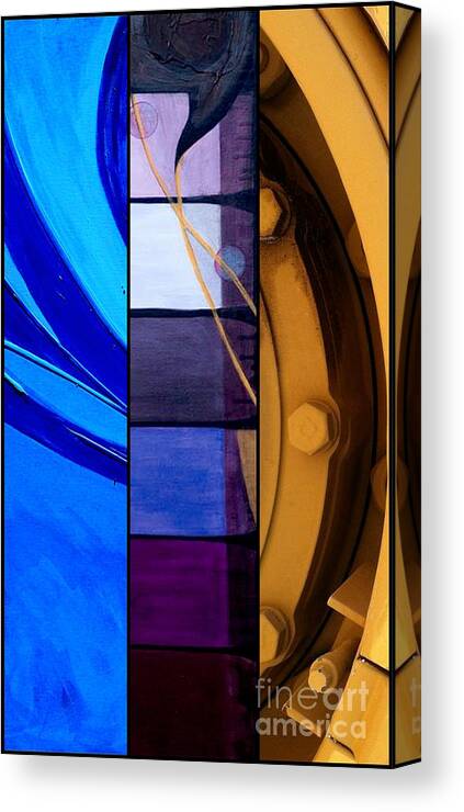 Abstract Photography Canvas Print featuring the painting j HOT 28 by Marlene Burns