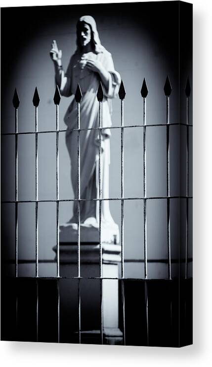  Cuba Canvas Print featuring the photograph Jesus I by Patrick Boening