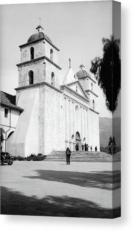 1936 Canvas Print featuring the painting Santa Barbara, 1936 by Granger